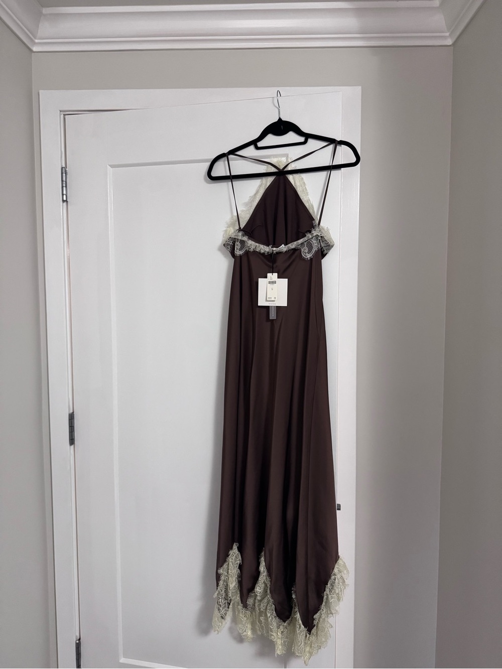 RMN Studio Satin Lace Slip Dress- new! - Picture 9 of 9